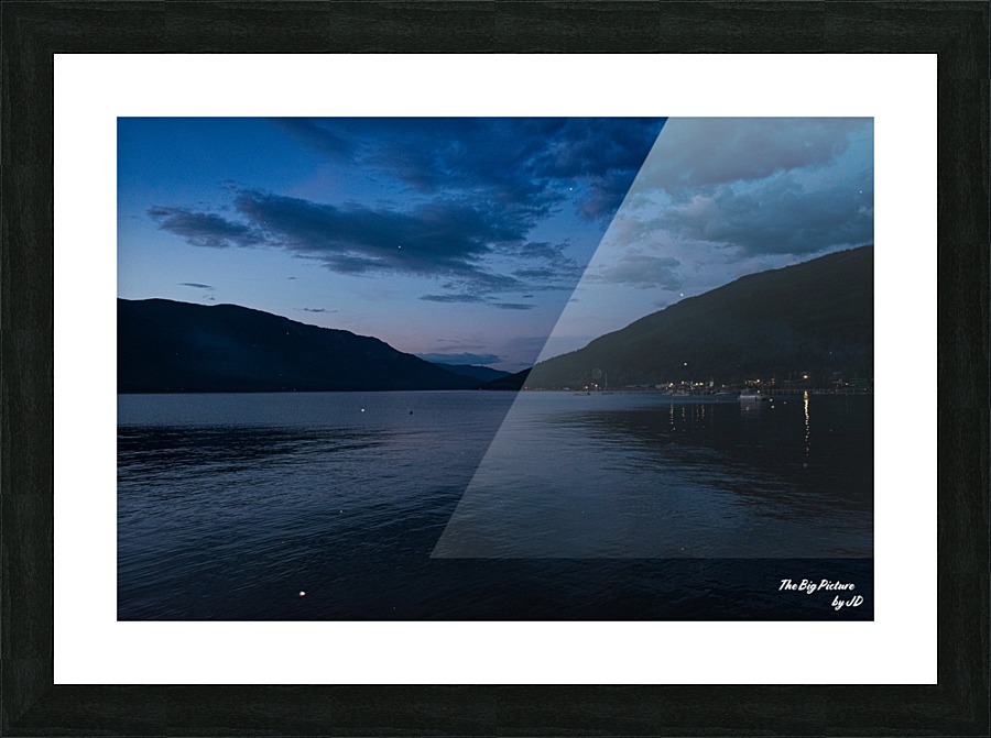 Canoe Deep Picture Frame print