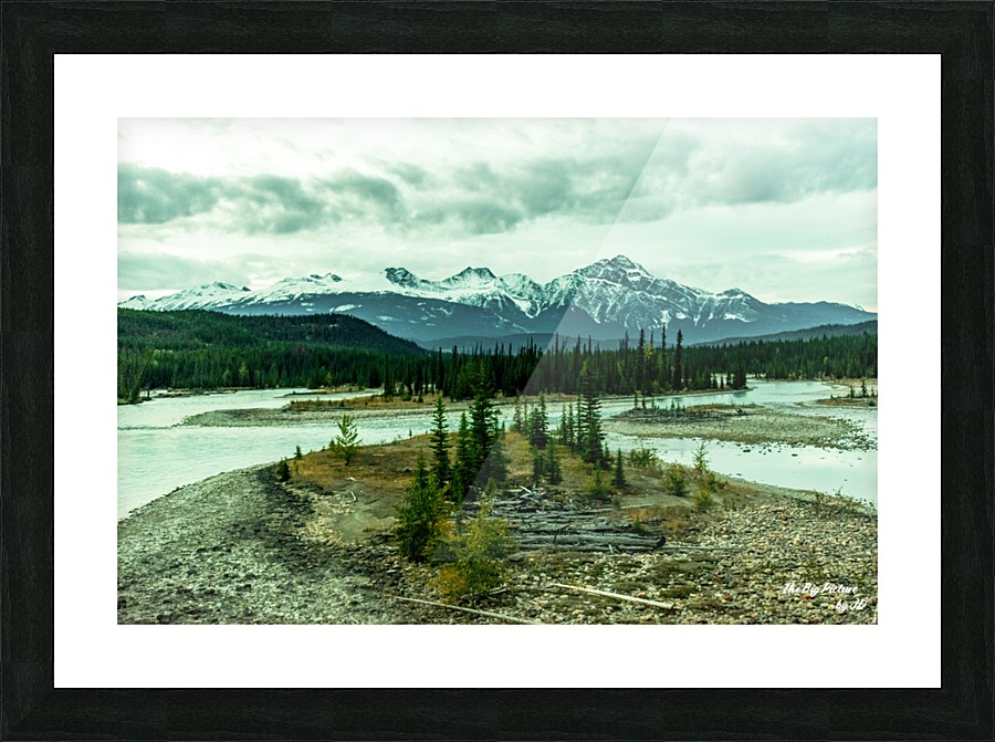 Athabasca River Lost Picture Frame print
