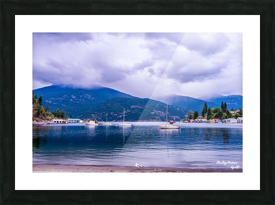 Kaslo Boats Picture Frame print