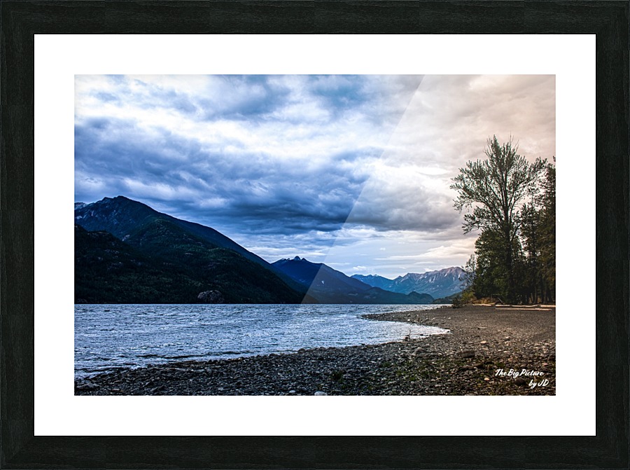 Nakusp Curves Picture Frame print