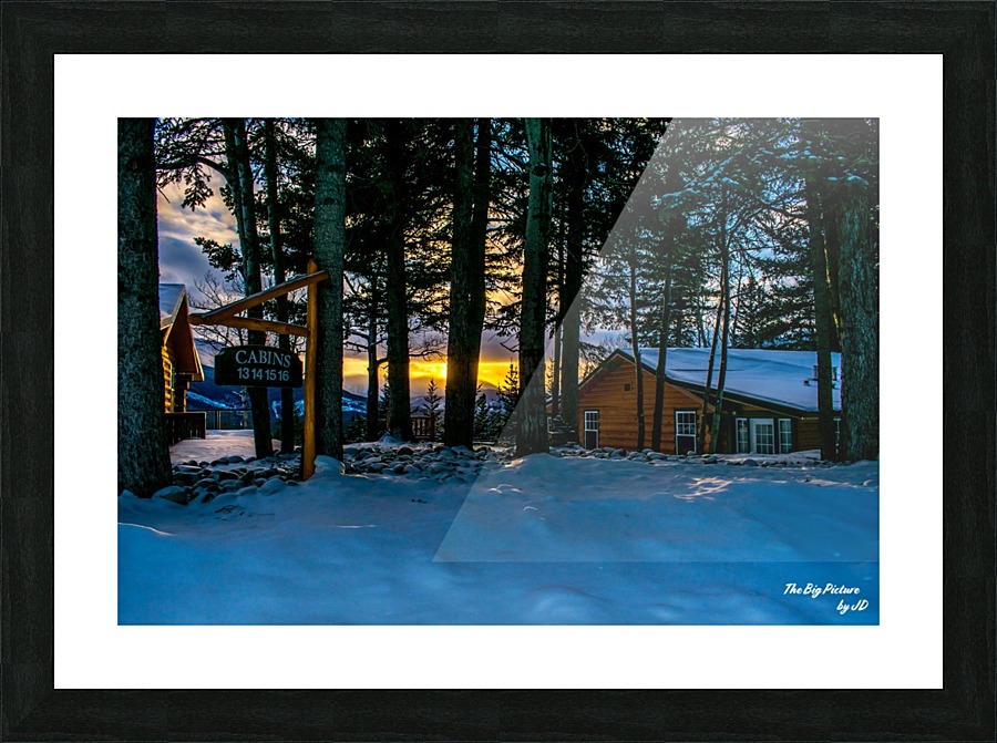 Overlander Sunset Picture Frame print