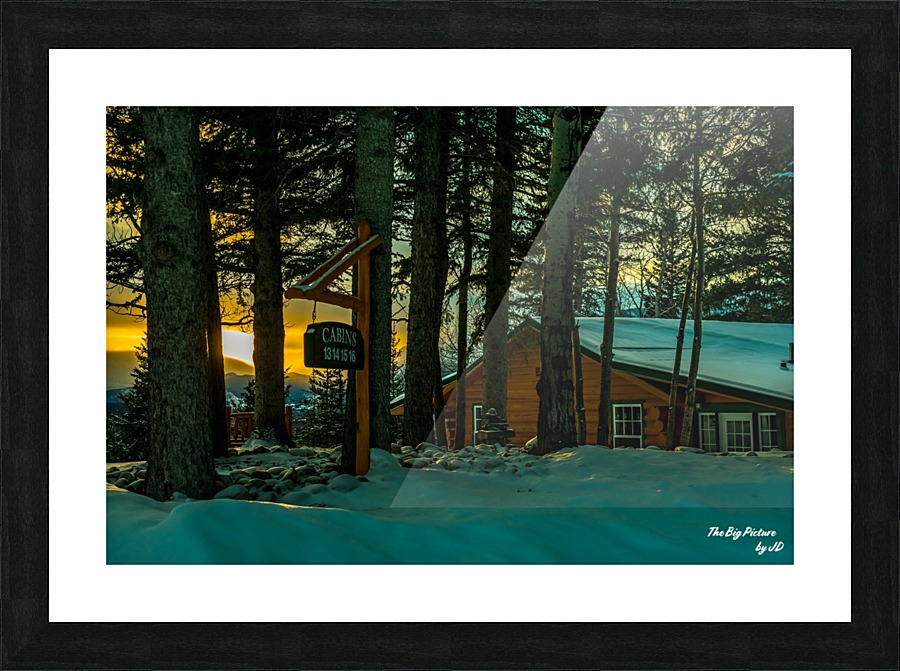 Overlander Orange Skies Picture Frame print