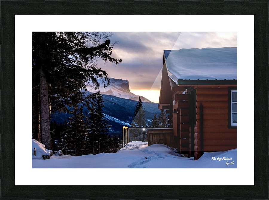 Overlander Mountain Views Picture Frame print