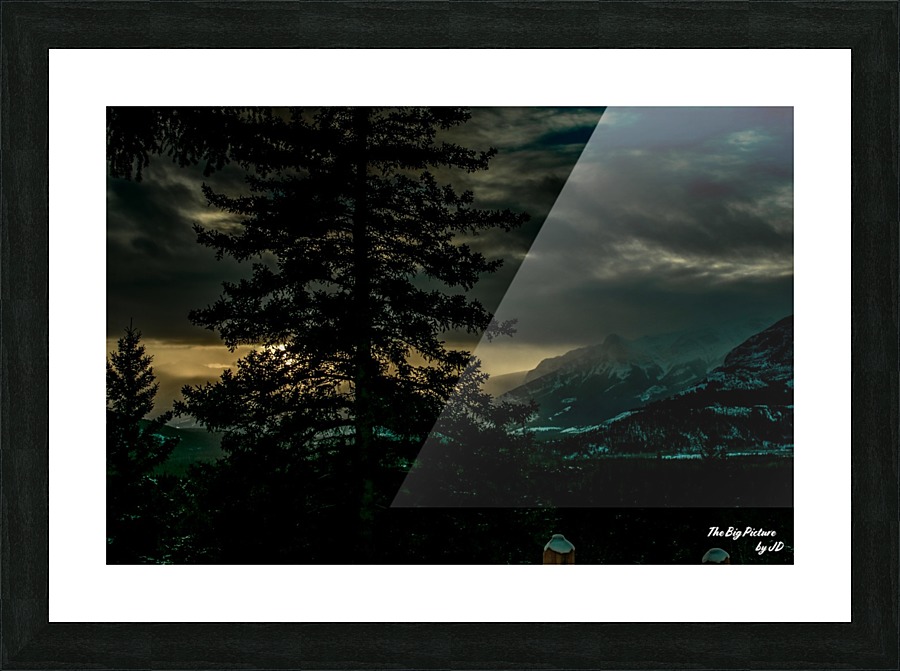 Overlander night Picture Frame print