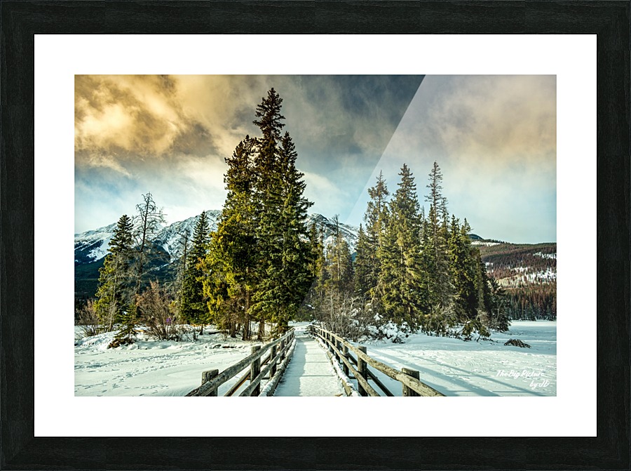 Pyramid Lake Bridge Picture Frame print