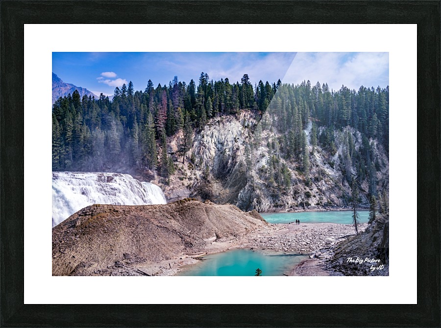 Wapta Falls Away Picture Frame print