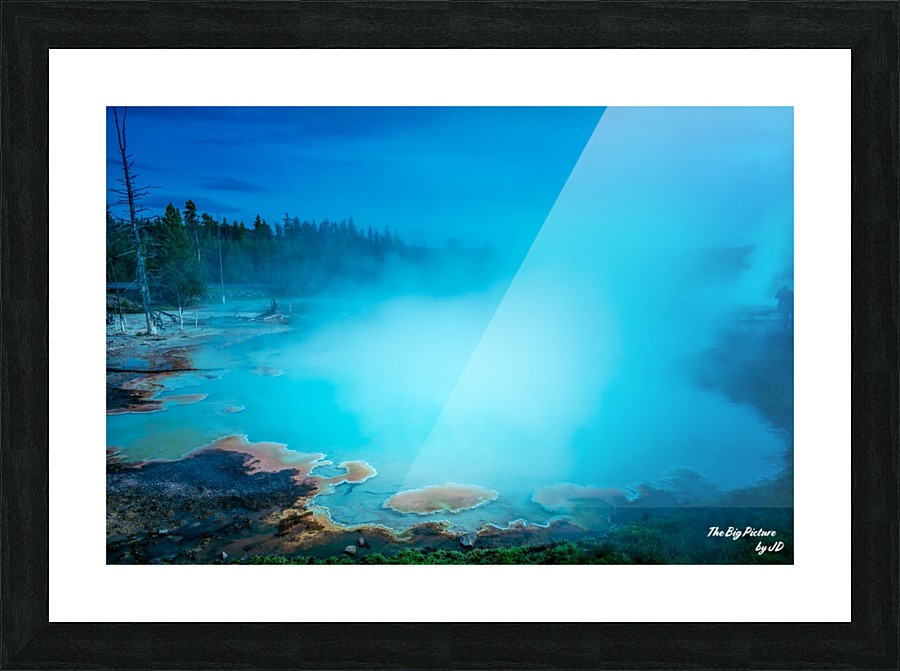 Yellowstone Emerald Picture Frame print