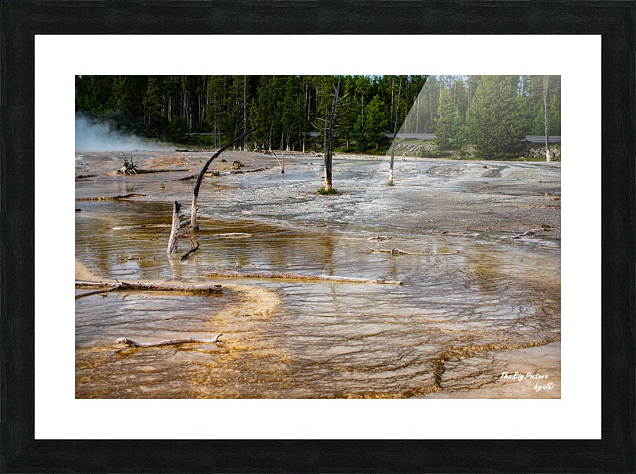 Yellowstone Forgotten Picture Frame print