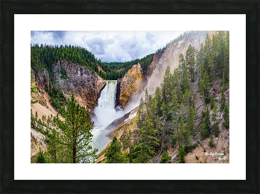 Yellowstone Lower Falls Picture Frame print