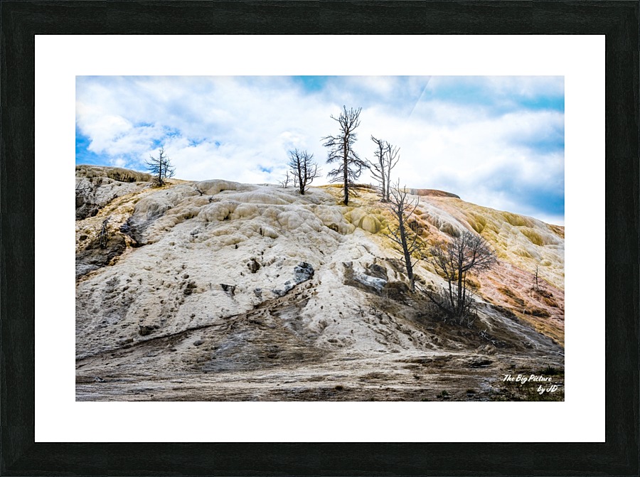 Yellowstone Mammoth Picture Frame print
