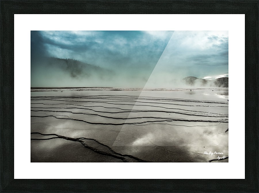 Yellowstone Mud Picture Frame print