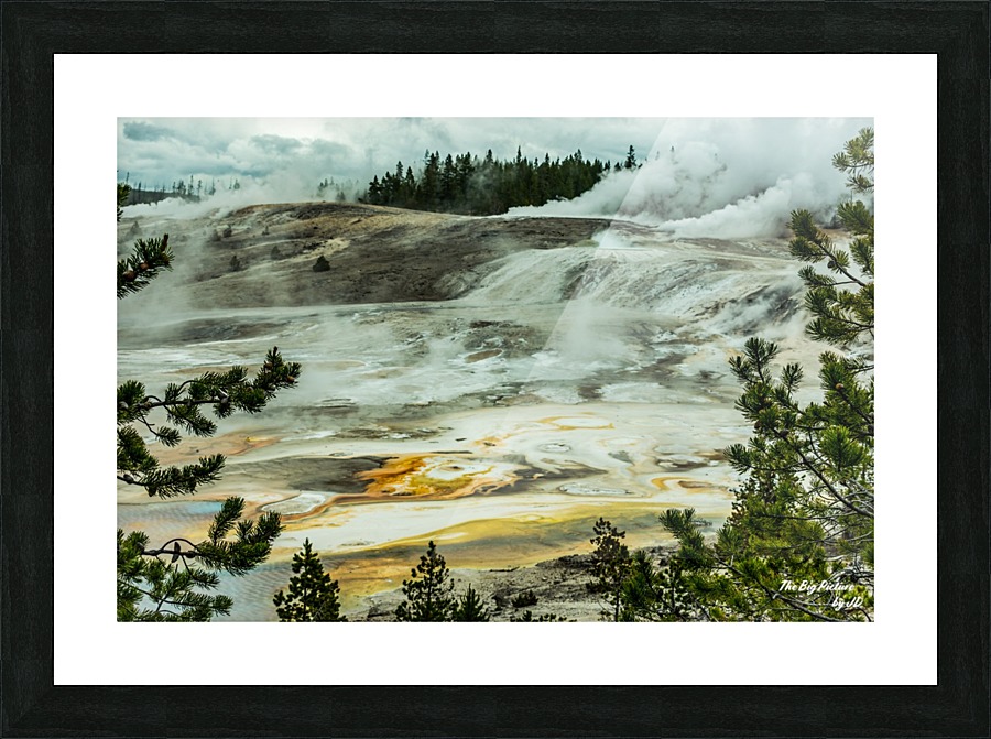 Yellowstone Porcelain Picture Frame print