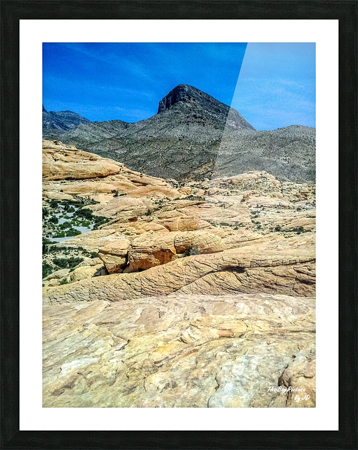 Red Rock Vegas Picture Frame print