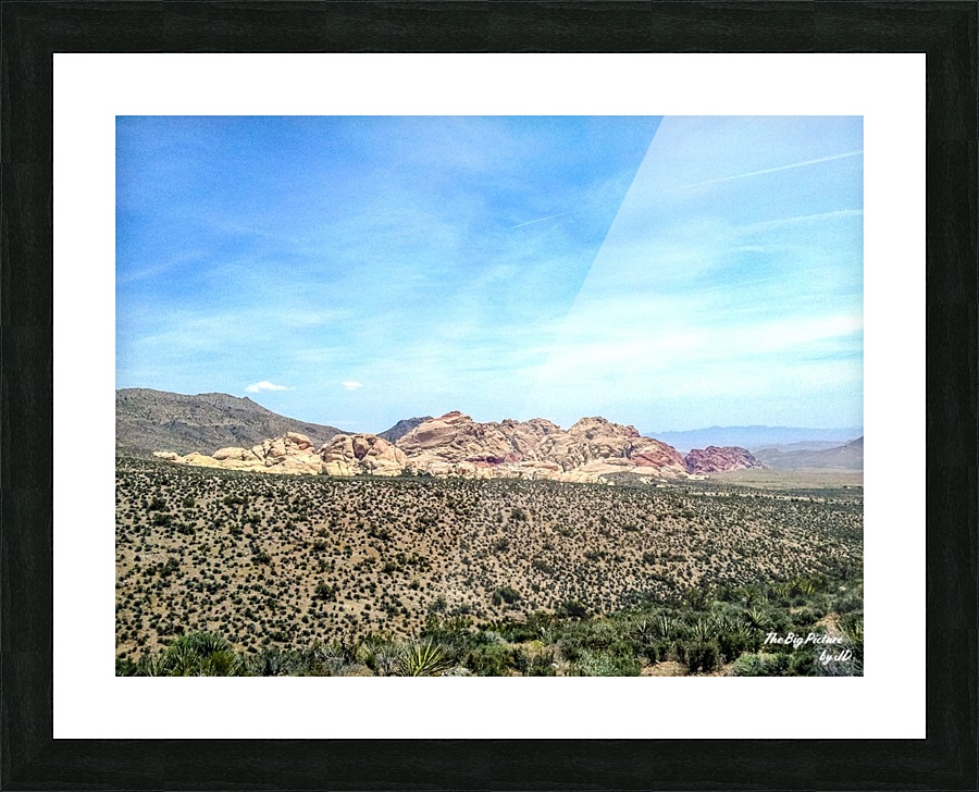 Red Rock View Picture Frame print