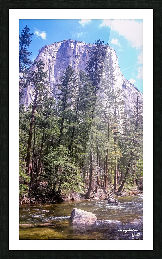 El Capitan Merced River Picture Frame print