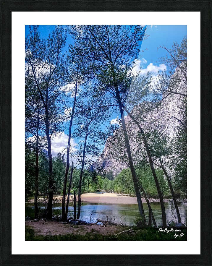 Yosemite Falls Trail Picture Frame print