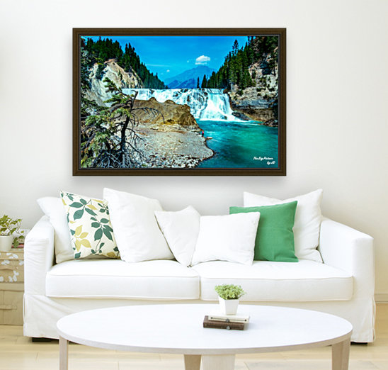 Wapta Falls Down River Reproduction