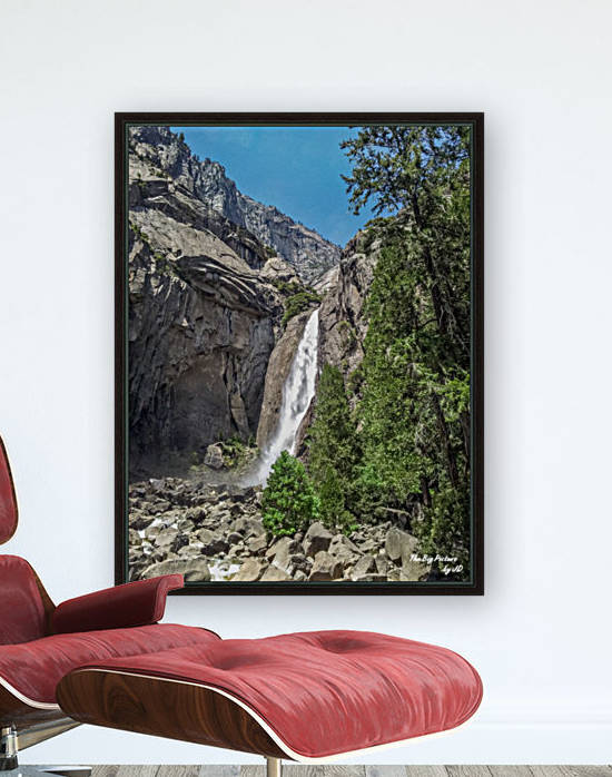 Yosemite Lower Falls Trail Reproduction