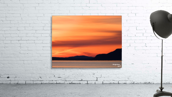 Qualicum Beach Orange Calm Wall Preview