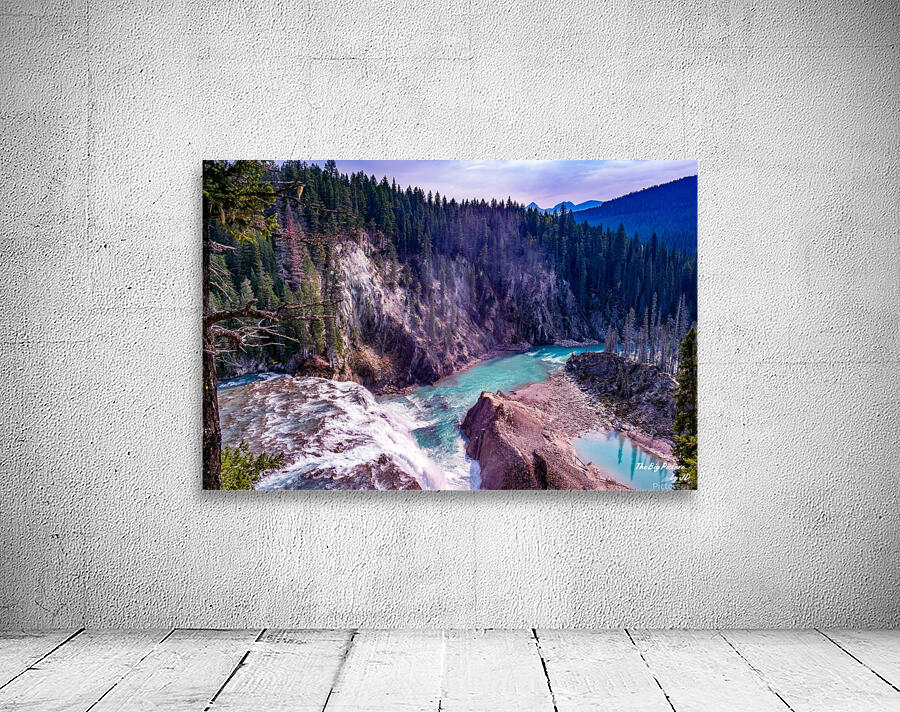 Wapta Falls From Above Wall Preview