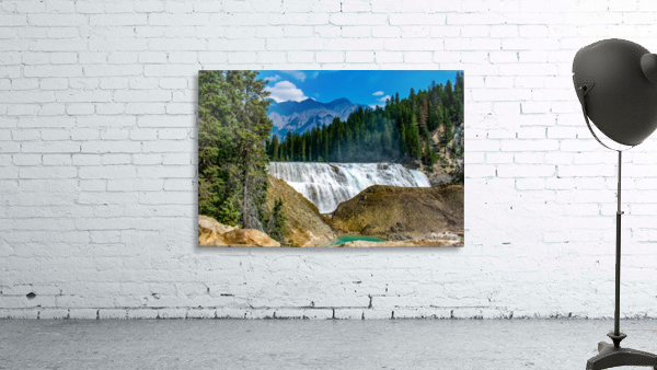 Wapta Falls Mountain Backdrop Wall Preview
