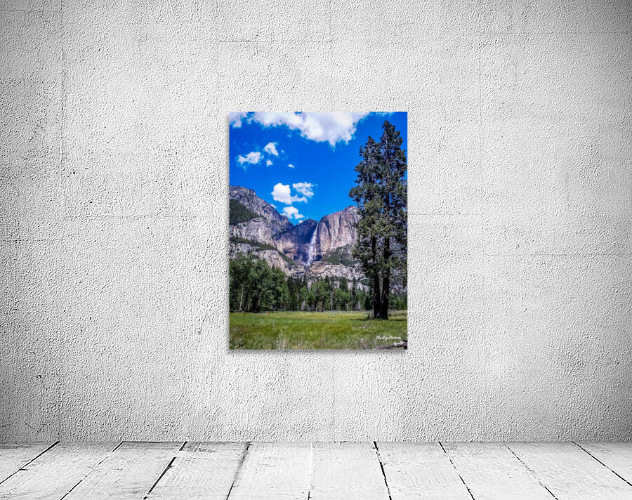 Yosemite Falls Portrait Wall Preview