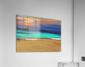 Beach Impression Digital Acrylic Print