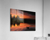 Boat at Sunset  Acrylic Print
