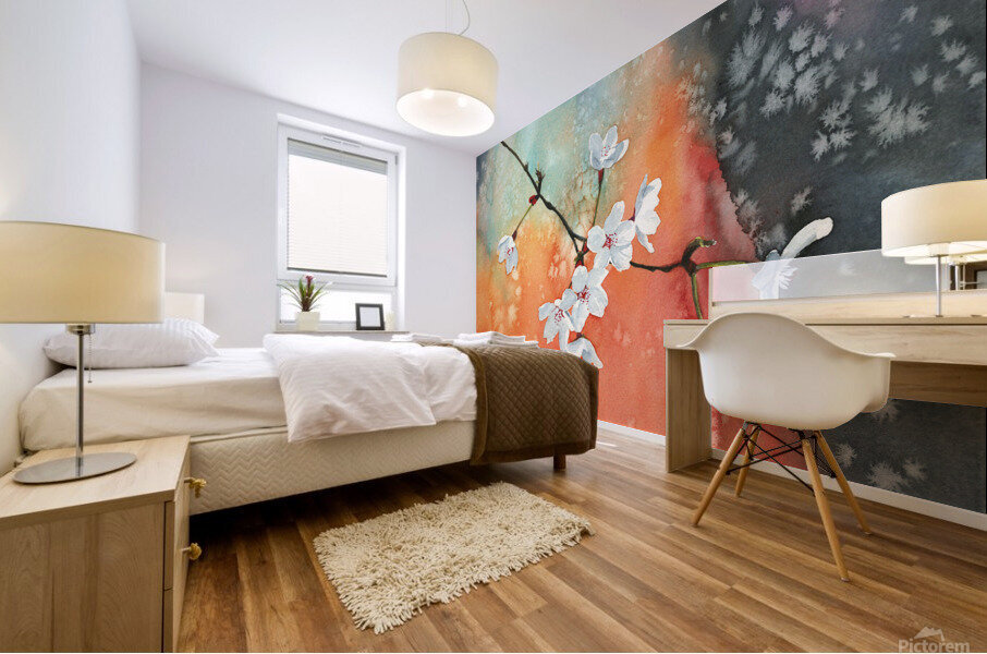 Cherry Blossoms  Mural print