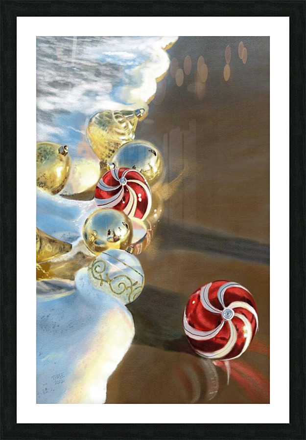 Beach Balls Picture Frame print