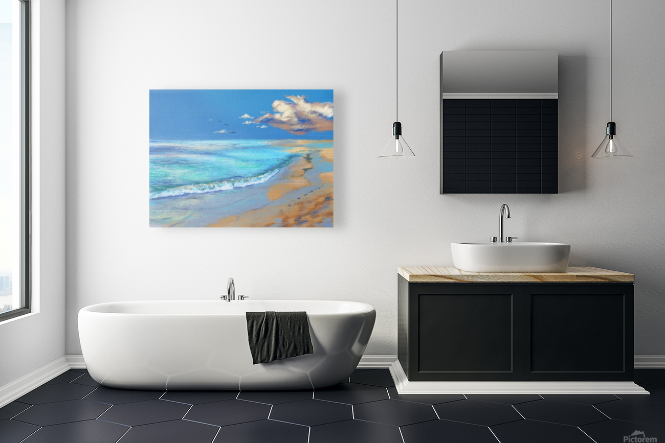 Blue Sky Beach  Reproduction