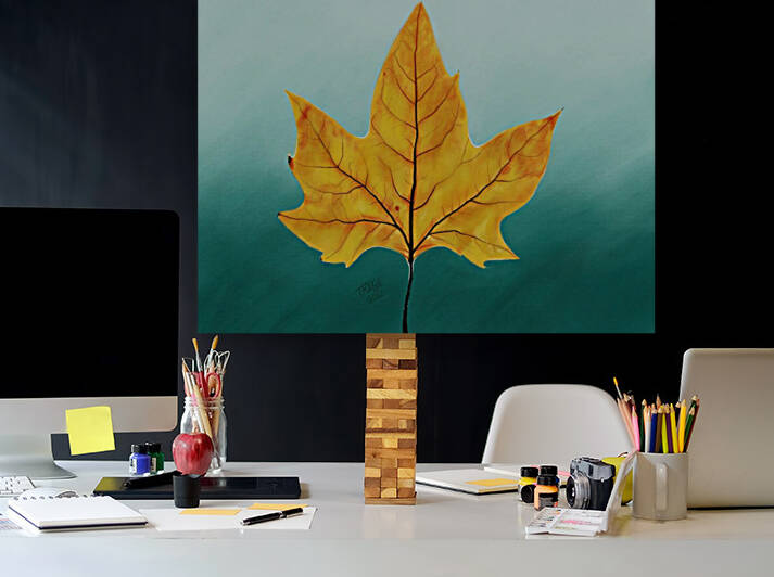 Beauty of a Leaf Digital by Taphath Foose
