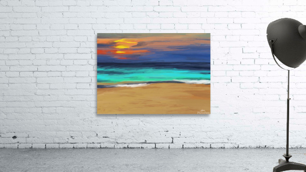 Beach Impression Digital Wall Preview