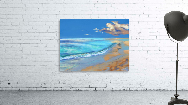 Blue Sky Beach  Wall Preview