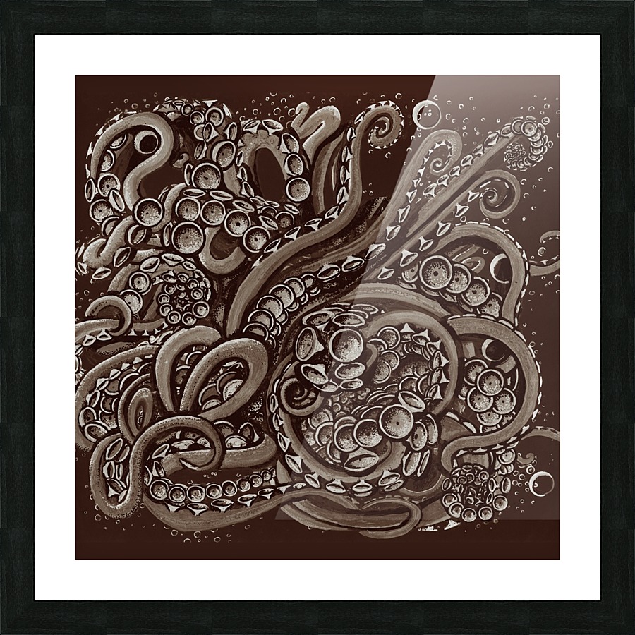 Nova Sepia Picture Frame print