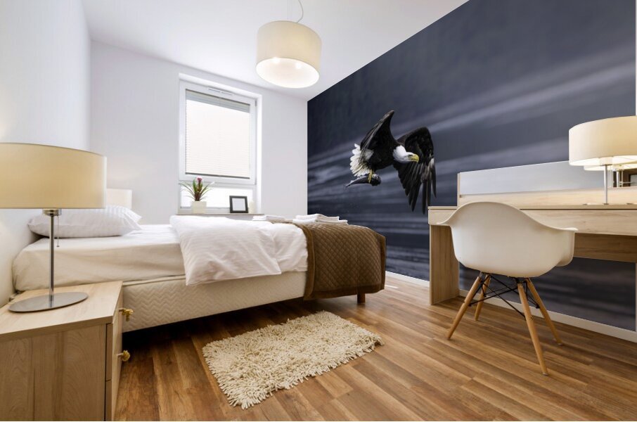 Mighty Bald Eagle Mural print