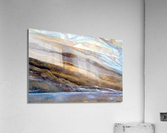 Lac avec colline Acrylic Print