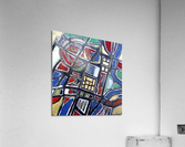 Oeuvre abstraite Acrylic Print
