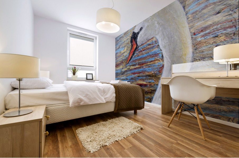 Cygne Mural print