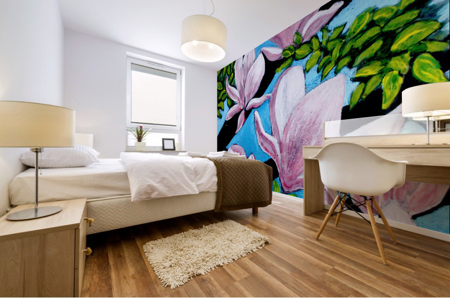 Magnolias Mural print