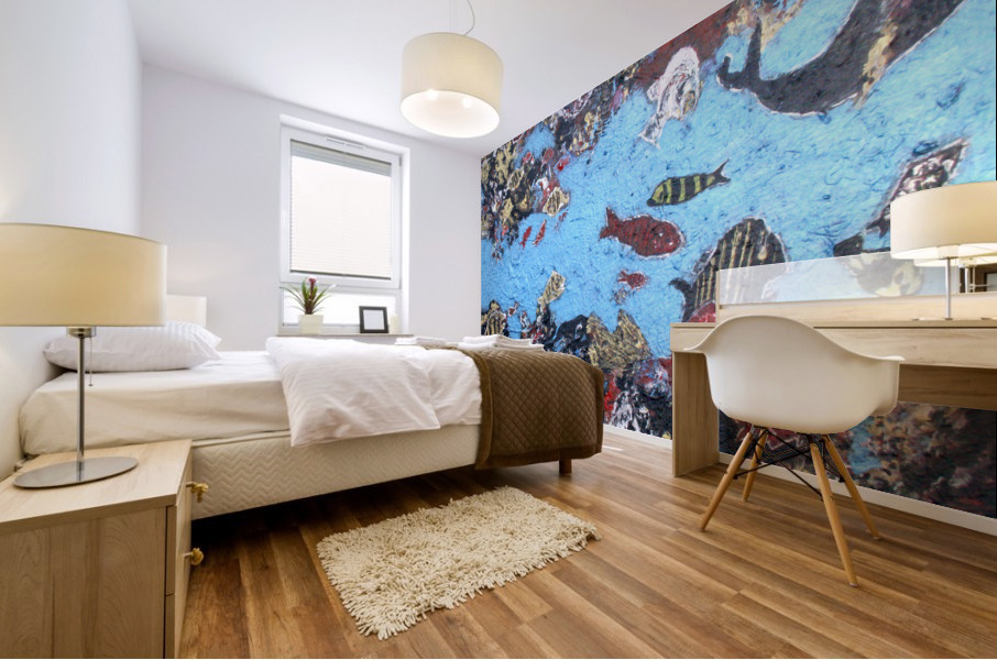 Oeuvre abstraite Mural print