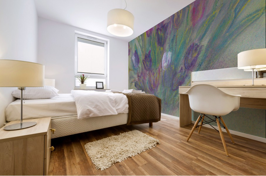 Tulipes Mural print