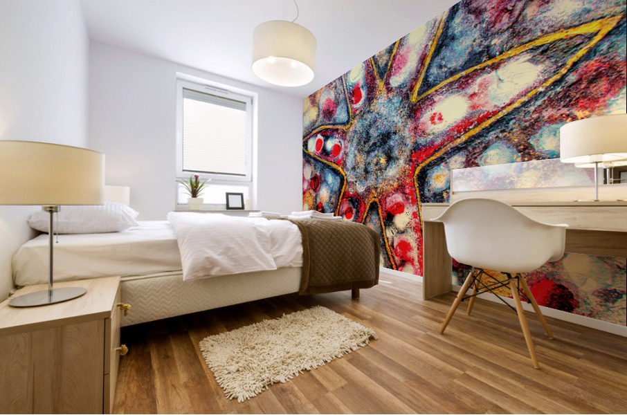  Fleur etoilee orchidee Mural print
