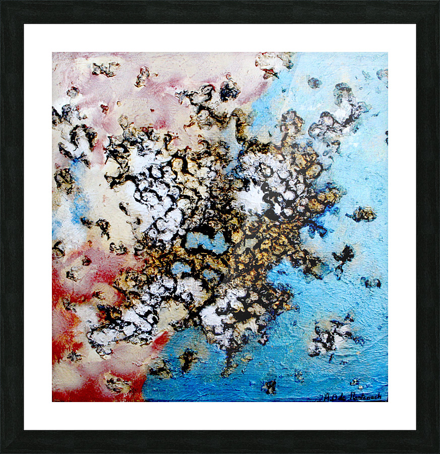 Oeuvre abstraite Picture Frame print