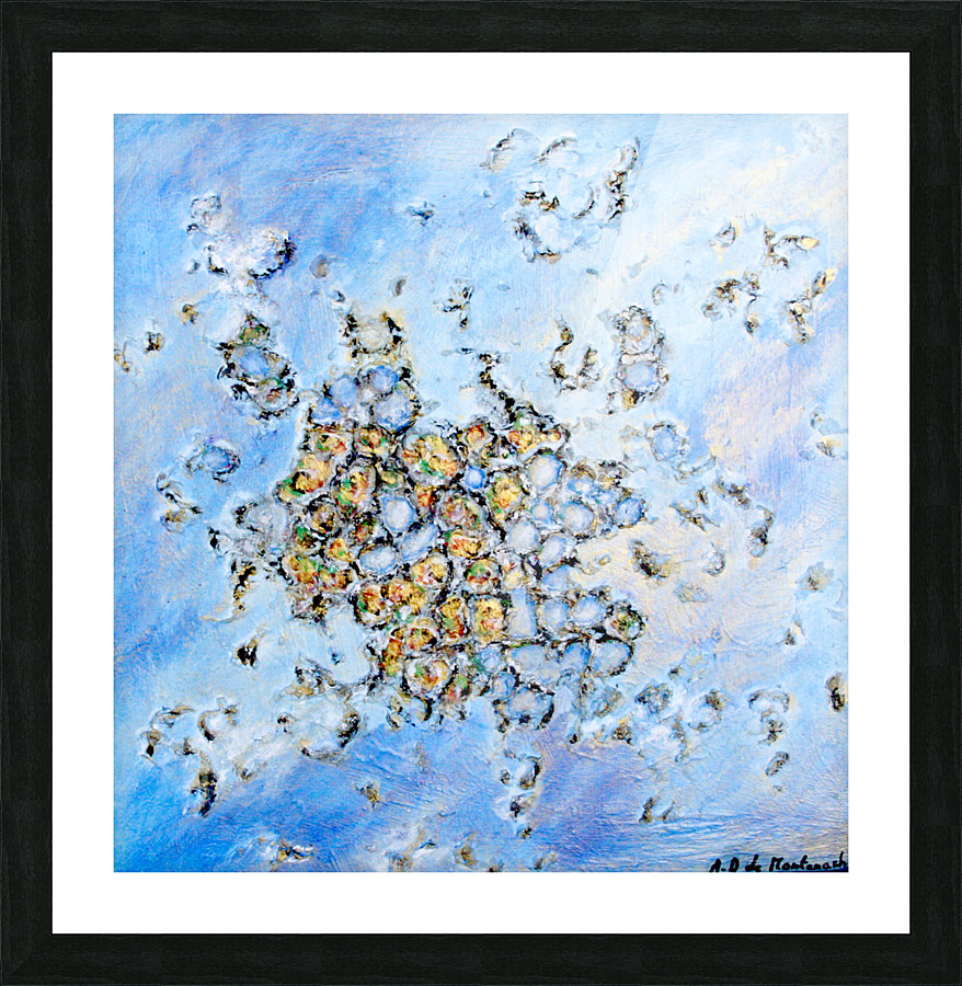 Oeuvre abstraite Picture Frame print