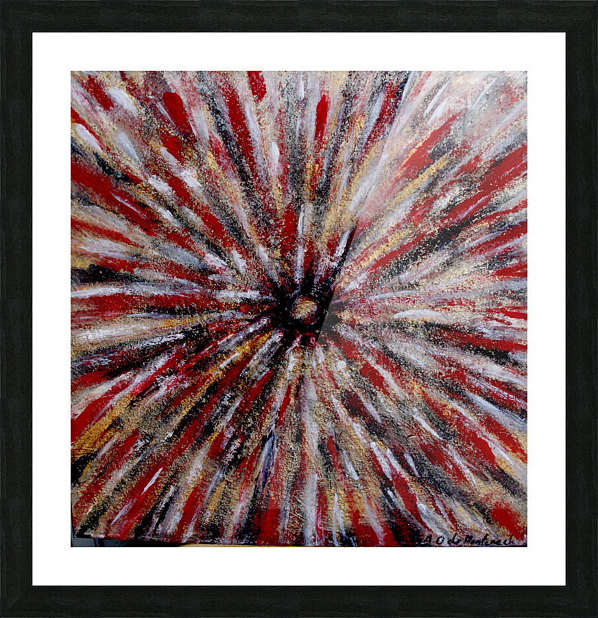 Explosion Picture Frame print