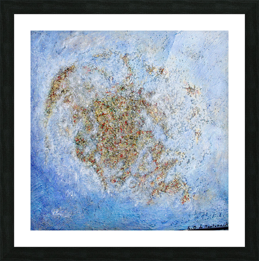 Oeuvre abstraite Picture Frame print