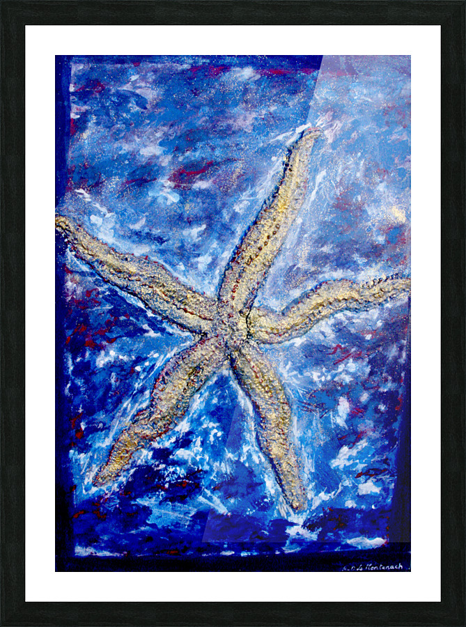 Etoile de mer Picture Frame print