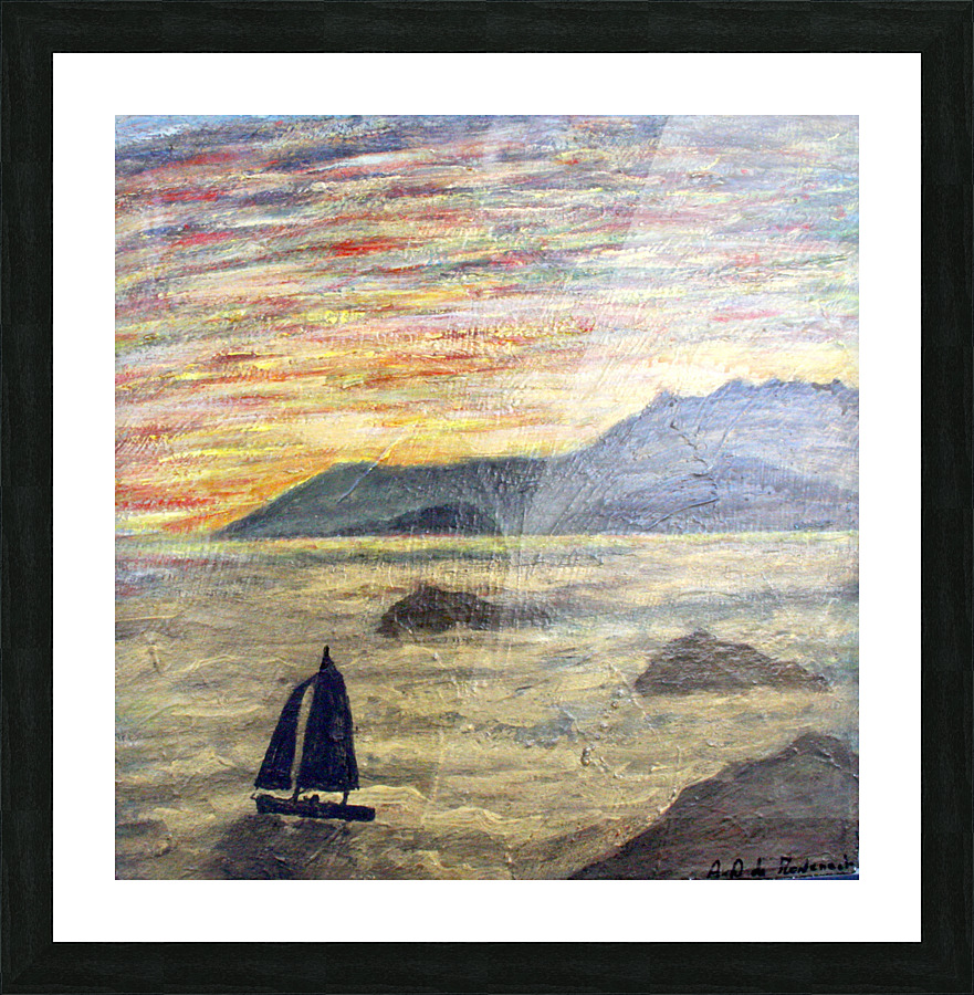 Bord de mer Picture Frame print