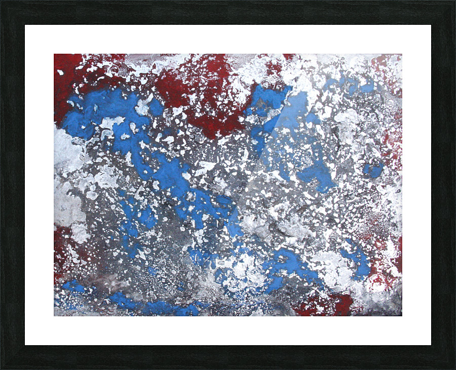 Oeuvre abstraite Picture Frame print